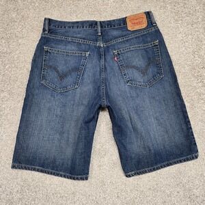 Levi's 569 Loose Fit Denim Jean Shorts Mens 36 Blue jorts Y2K